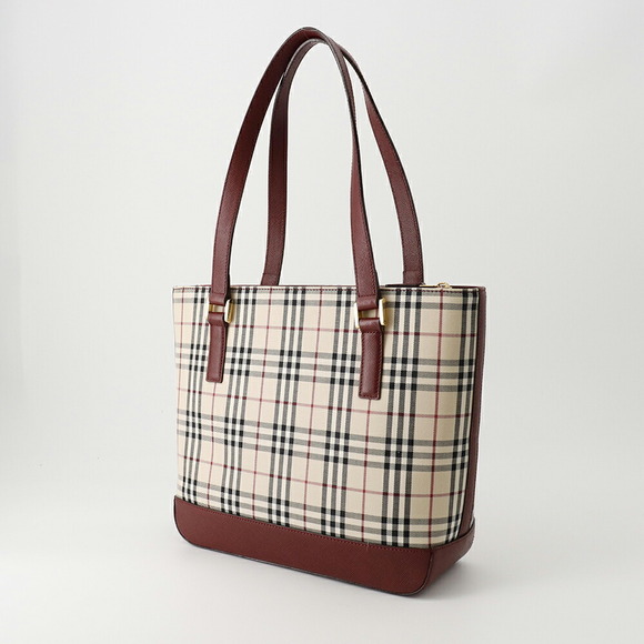 Burberry Canvas Leather Handbag - Picture 2 of 6